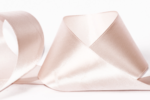 Лента атласная, 50 мм, 141, бежевый