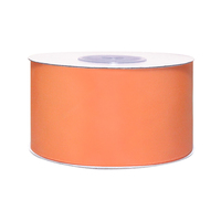 Лента атласная, 50 мм, 88, персиковый