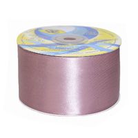 Лента атласная, 50 мм, 91, розовый
