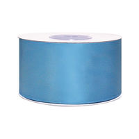 Лента атласная, 50 мм, 97, голубой