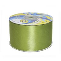 Лента атласная, 50 мм, 98, т.оливковый