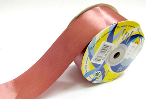 Лента атласная, 50 мм, 102, гр.розовый