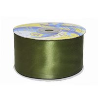 Лента атласная, 50 мм, 110, хаки