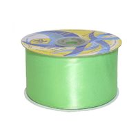 Лента атласная, 50 мм, 115, салатовый