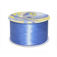 Лента атласная, 50 мм, 121, св.васильковый