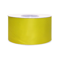 Лента атласная, 50 мм, 143, лимонный