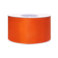 Лента атласная, 50 мм, 144, оранжевый