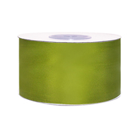 Лента атласная, 50 мм, 151, болотный