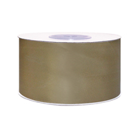 Лента атласная, 50 мм, 156, песочный