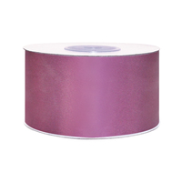 Лента атласная, 50 мм, 171, тёмно-сиреневый