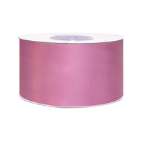 Лента атласная, 50 мм, 193, розовый