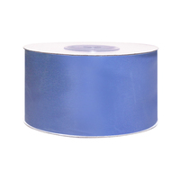 Лента атласная, 50 мм, 197, индго