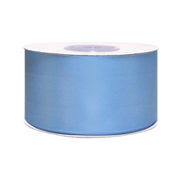 Лента атласная, 50 мм, 201, голубой