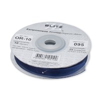 Лента капроновая, 10 мм, 095, черносиний