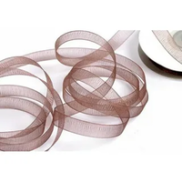 Лента капроновая, 10 мм, 4131, коричневый