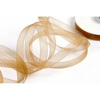 Лента капроновая, 10 мм, 4123, светлокоричневый