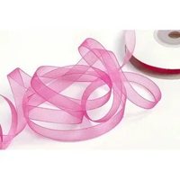 Лента капроновая, 10 мм, 3119, коралово-розовый