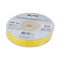 Лента капроновая, 10 мм, 014, желтый