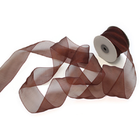 Лента капроновая, 38 мм, 110, шоколад