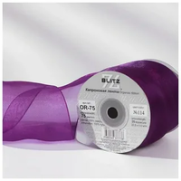 Лента капроновая, 38 мм, 114, фиолетовый