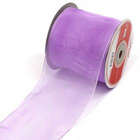 Лента капроновая, 75 мм, 52, бледно-фиолетовый