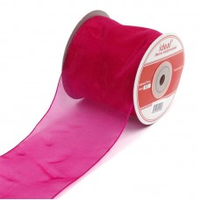 Лента капроновая, 75 мм, 31, фуксия