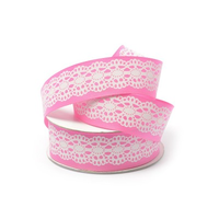 Лента репсовая с принтом 