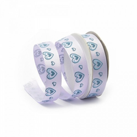 Лента репсовая с принтом 