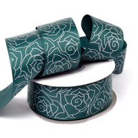 Лента репсовая с принтом 