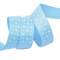 Лента репсовая с принтом 