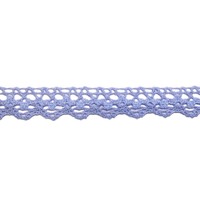 Кружево вязаное рис 19 01 098, 15-20 мм, голубой, лен