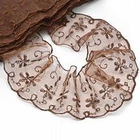 Кружево капроновое, 65 мм, коричневый