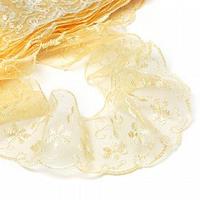 Кружево капроновое, 65 мм,бледножелтый