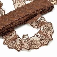 Кружево капроновое, 45 мм, коричневый
