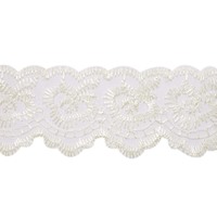 Кружево капроновое, 35 мм, шампань