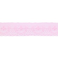 Кружево-трикотаж, арт.187 37 мм, розовый