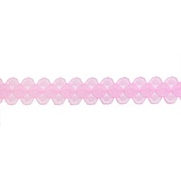 Кружево-трикотаж, 14 мм, 140 розовый