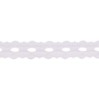 Кружево-трикотаж, 30 мм, 651 белый