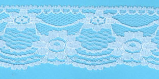 Кружево-трикотаж, 3013 45 мм, белый