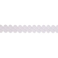 Кружево-трикотаж, 15 мм, 140-1 белый