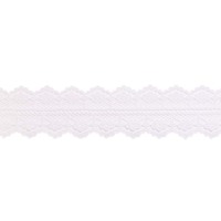 Кружево-трикотаж, 30 мм, 168-2 белый