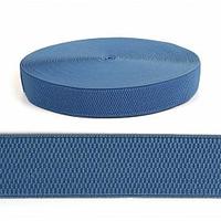 Резинка помочная цветная, 40 мм, синий