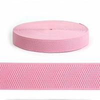 Резинка цветная, 40 мм, розовый