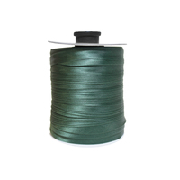 Косая бейка атласная, 15 мм, 88 оттенок зеленого