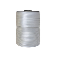 Косая бейка атласная, 15 мм, 367 оттенок серого