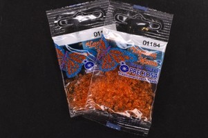 Бисер чешский Preciosa, цв.01184 оранжевый, 10/0, круглый прозрачный, 5 гр