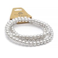 Бусы под жемчуг стекло d=8мм, жемчужный