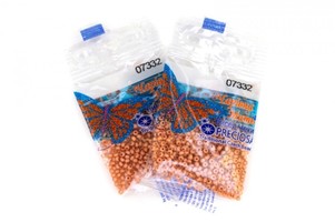 Бисер чешский Preciosa, цв.07332 бежевый, 10/0, круглый непрозрачный, 5 гр