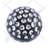 Бусы с иммитацией страз d=10 мм, черный