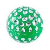 Бусы с иммитацией страз d=10 мм, зеленый